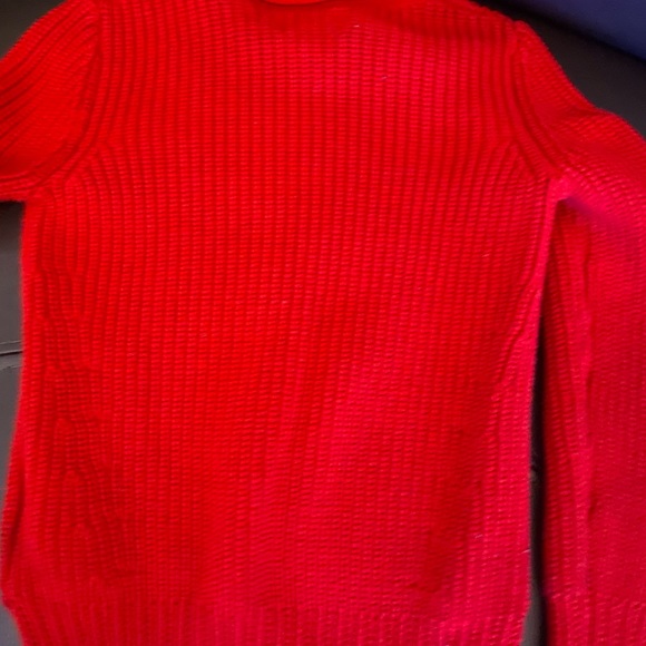 Ralph Lauren girl red knit sweater size 6x - Picture 7 of 7